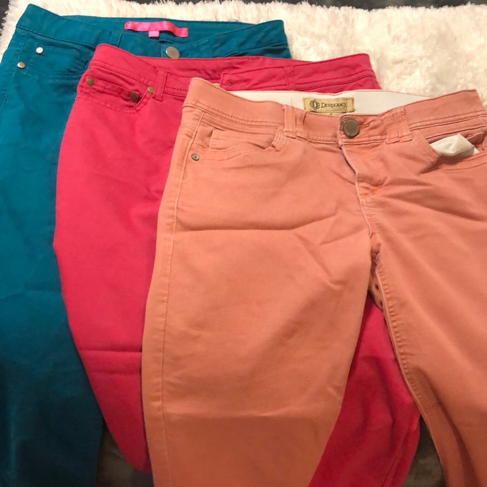 3 straight leg jeans